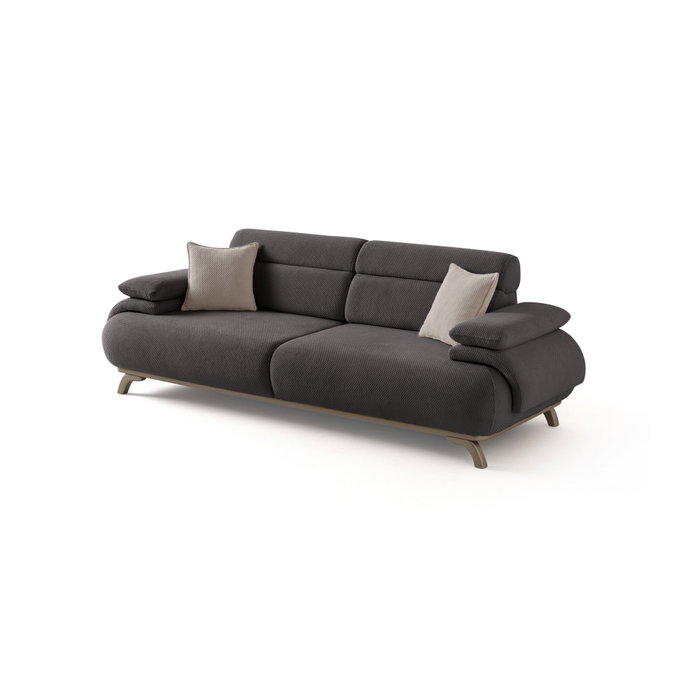 Atelier Del Sofa Bonjo Silver - Anthracite Sofá de 3 Plazas